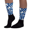 Midnight Navy 5s DopeSkill Sublimated Socks Mushroom Graphic