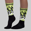 Sneaker School 11s DopeSkill Sublimated Sock FIRE Graphic