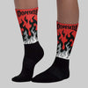 Toro Bravo 4s DopeSkill Sublimated Socks FIRE Graphic