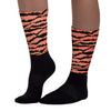 Dunk Amber Brown DopeSkill Sublimated Socks Abstract Tiger Graphic