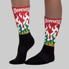 Mexico 'El Vuelo' 3s DopeSkill Sublimated Sock FIRE Graphic