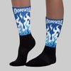 Blueberry 12s DopeSkill Sublimated Sock FIRE Graphic