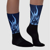 Midnight Navy 5s DopeSkill Sublimated Socks FIRE Graphic