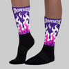 PURPLE Collection DopeSkill Sublimated Socks FIRE Graphic