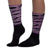 Mauve Off-Noir 2s DopeSkill Sublimated Socks Abstract Tiger Graphic