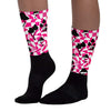 Fierce Pink 1s DopeSkill Sublimated Socks Mushroom Graphic