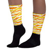 Yellow Ochre 6s DopeSkill Sublimated Socks Abstract Tiger Graphic