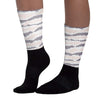 Cement Grey 2s DopeSkill Sublimated Socks Abstract Tiger Graphic