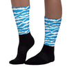 Military Blue 4s DopeSkill Sublimated Socks Abstract Tiger Graphic