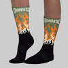 Undefeated x 4s OG DopeSkill Sublimated Sock FIRE Graphic