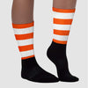 Orange Milk DopeSkill Sublimated Socks Horizontal Stripes Graphic