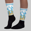 Denim 4s DopeSkill Sublimated Sock FIRE Graphic