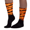 Brilliant Orange 12s DopeSkill Sublimated Socks Abstract Tiger Graphic