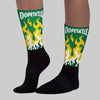 Green Collection DopeSkill Sublimated Socks FIRE Graphic