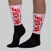 Arctic Pink 5s DopeSkill Sublimated Sock Hustle Graphic