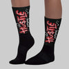 Ruby 1s DopeSkill Sublimated Sock Hustle Graphic