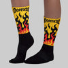 Yellow Collection DopeSkill Sublimated Socks FIRE Graphic