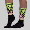 OG Chase B x Jumpman Jack DopeSkill Sublimated Sock FIRE Graphic