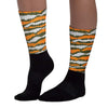 Olive 5s DopeSkill Sublimated Socks Abstract Tiger Graphic