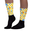 Yellow Ochre 6s DopeSkill Sublimated Socks Mushroom Graphic