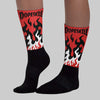 Reverse Infrared 6s DopeSkill Sublimated Sock FIRE Graphic