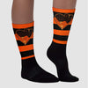 Brilliant Orange 12s DopeSkill Sublimated Socks Horizontal Stripes Graphic