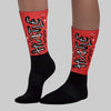Reverse Infrared 6s DopeSkill Sublimated Sock Hustle Graphic
