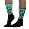 Green Glow 3s DopeSkill Sublimated Socks Slime Graphic