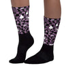 Mauve Off-Noir 2s DopeSkill Sublimated Socks Mushroom Graphic