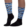 Midnight Navy 5s DopeSkill Sublimated Socks Abstract Tiger Graphic