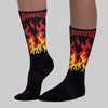Ferrari 14s DopeSkill Sublimated Sock FIRE Graphic