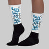 Denim 4s DopeSkill Sublimated Sock Hustle Graphic