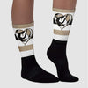 Latte 1s DopeSkill Sublimated Socks Horizontal Stripes Graphic