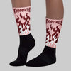 VALENTINE'S Day 3s DopeSkill Sublimated Sock FIRE Graphic