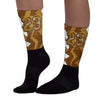 Wheat 13s DopeSkill Sublimated Socks ZicZac Graphic