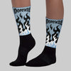 Blue Suede 40s DopeSkill Sublimated Sock FIRE Graphic