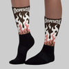 Baroque Brown 1s DopeSkill Sublimated Sock FIRE Graphic
