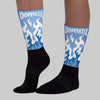 Forget Me Not 4s DopeSkill Sublimated Sock FIRE Graphic