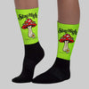 Neon Green Collection DopeSkill Sublimated Socks Stay High Graphic