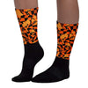 Brilliant Orange 12s DopeSkill Sublimated Socks Mushroom Graphic