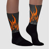 Fear Pack 3s DopeSkill Sublimated Socks FIRE Graphic