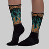 Samba Leopard Pack Collegiate Green DopeSkill Sublimated Sock FIRE Graphic