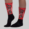 “Bloodline” 12s DopeSkill Sublimated Socks Hustle Graphic