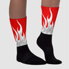 Cherry 12s DopeSkill Sublimated Socks FIRE Graphic