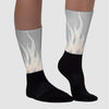 Dunk Cool Grey DopeSkill Sublimated Socks FIRE Graphic