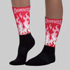 Dunk Valentine's Day DopeSkill Sublimated Sock FIRE Graphic