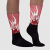 Valentine's Day Collection DopeSkill Sublimated Socks FIRE Graphic