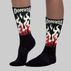 Nigel Sylvester x “Nitro” 1s DopeSkill Sublimated Sock FIRE Graphic