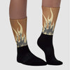 GORE-TEX “Brown Kelp” 6s DopeSkill Sublimated Socks FIRE Graphic