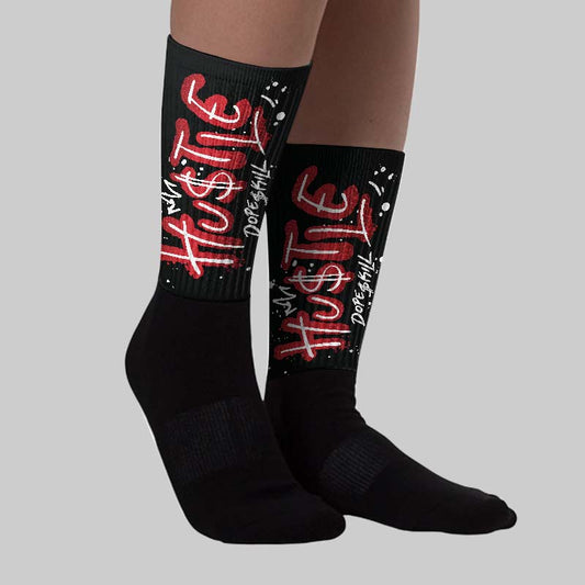 Ruby 1s DopeSkill Sublimated Sock Hustle Graphic